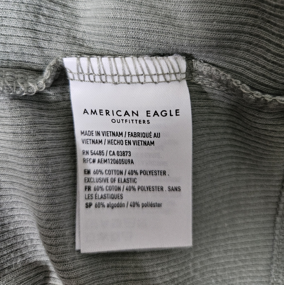 American Eagle Off-Shoulder Ribbed Top - Picture 4 of 4